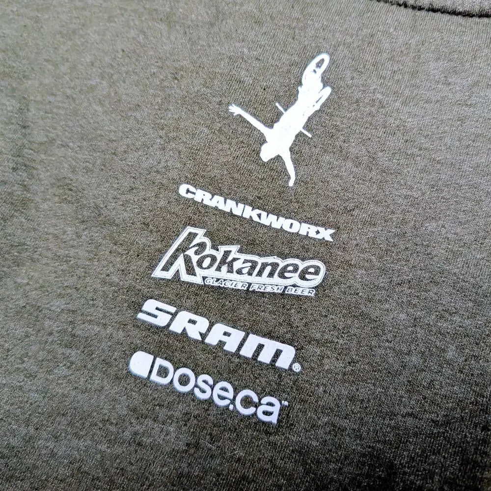 Fox Racing Crankworx Whistler 2017 Mens Medium Crewneck Sweatshirt MTB SRAM